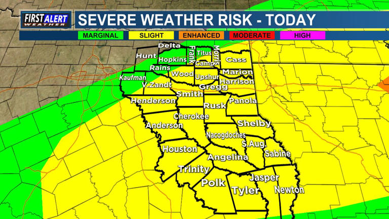 First Alert Weather Day: Severe thunderstorms possible today