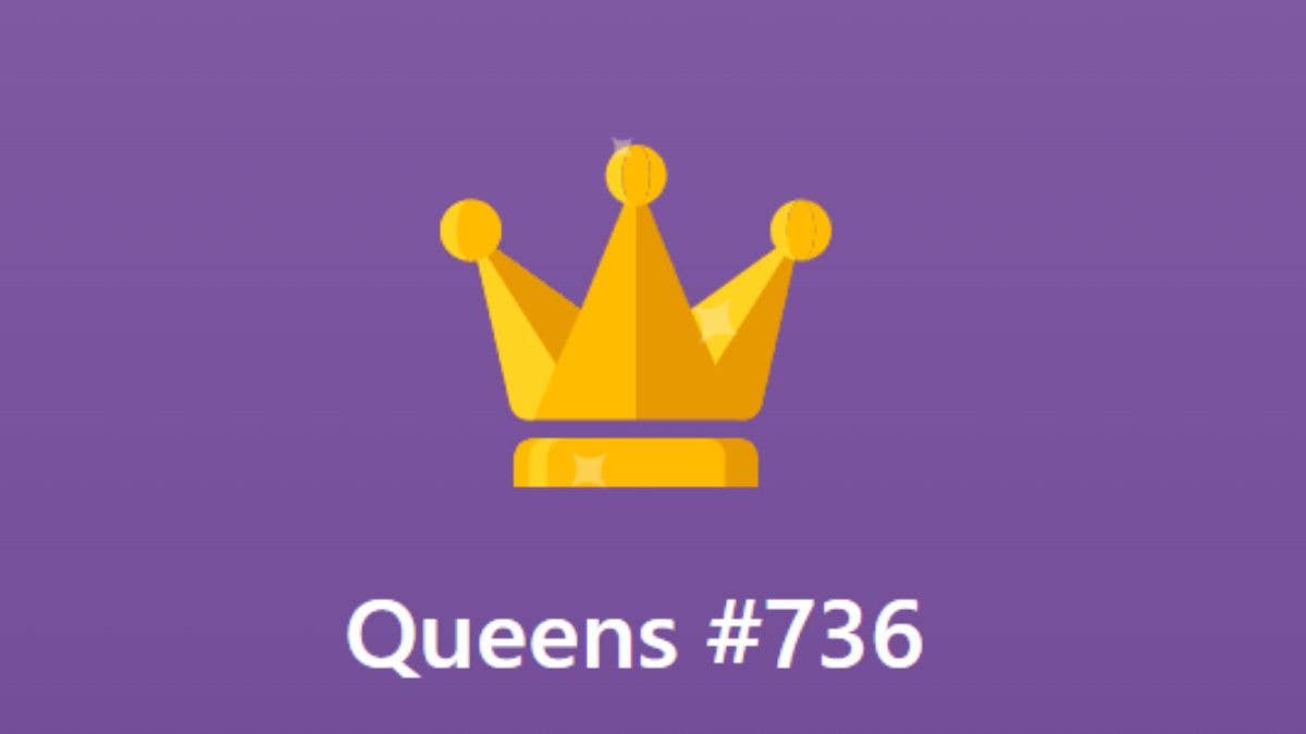 Today’s Queens #736 LinkedIn answer (May 6, 2026)