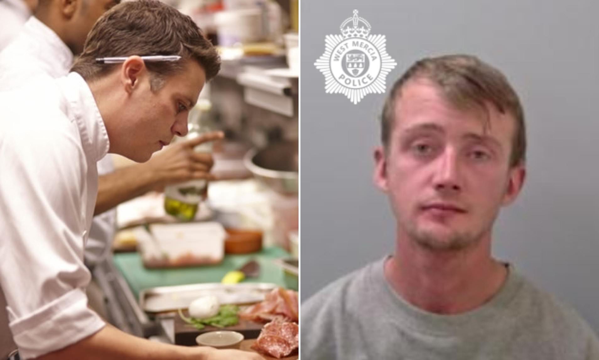 Moment homeless killer leads ex-Claridge's chef to abandoned building before murdering him
