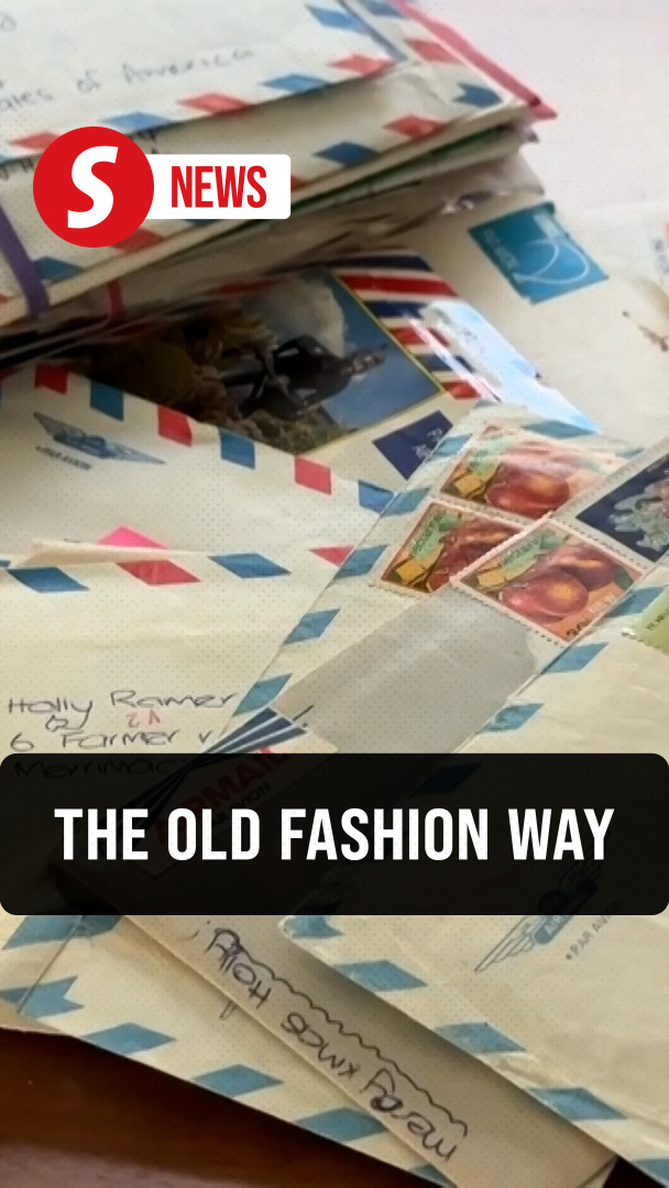 Handwritten letters in a 40-year-old pen pal relationship still goes on ...