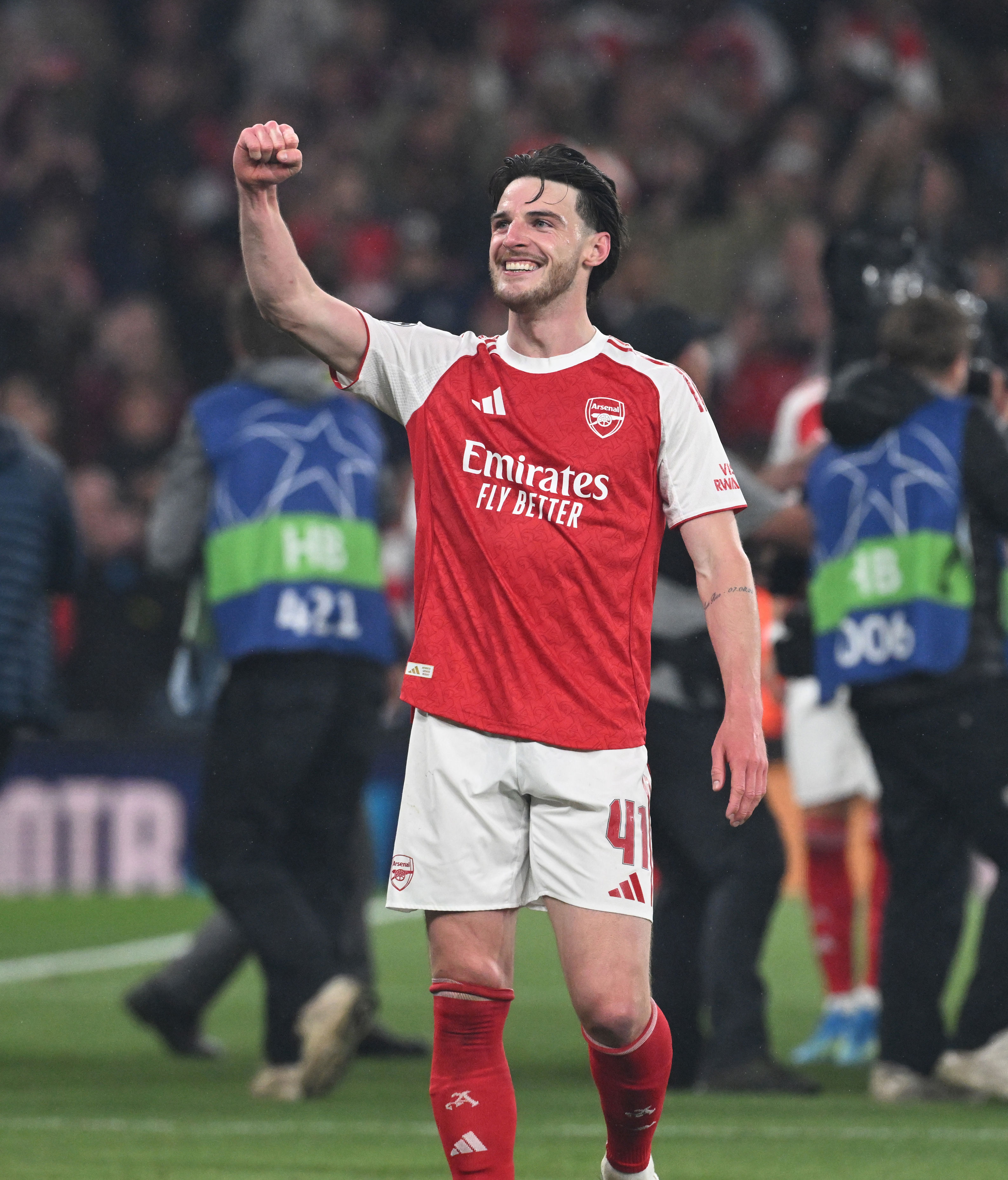 Rice fires dig at Chelsea as Arsenal reach Champions League final