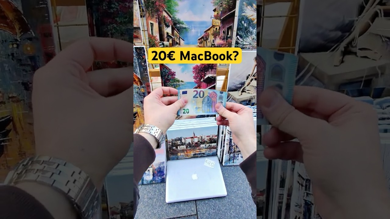 €20 MacBook flip - spray paint transformation