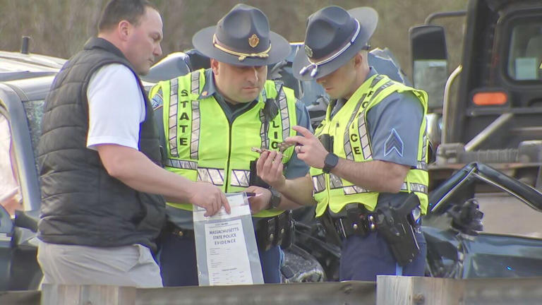 Mass. State Police trooper rushed to hospital, driver dead after wrong ...