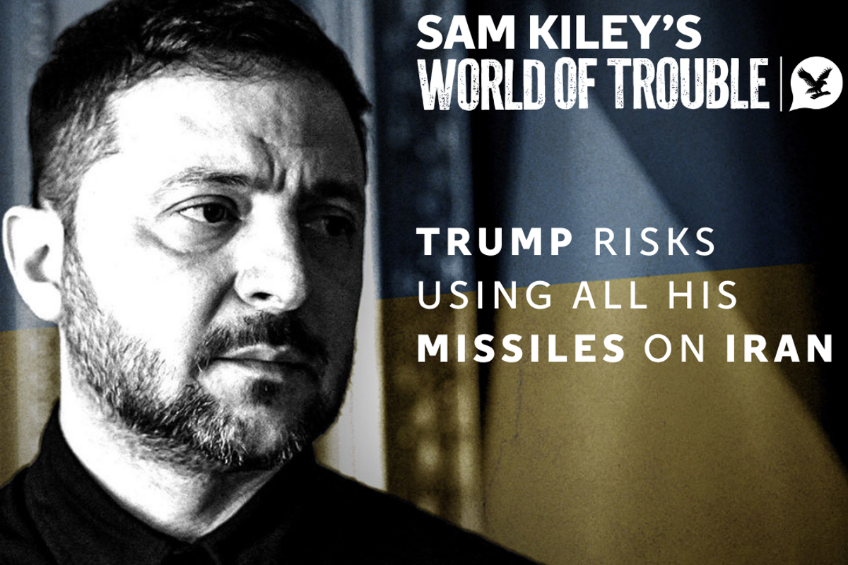 Zelensky: Trump risks using all of his missiles on Iran