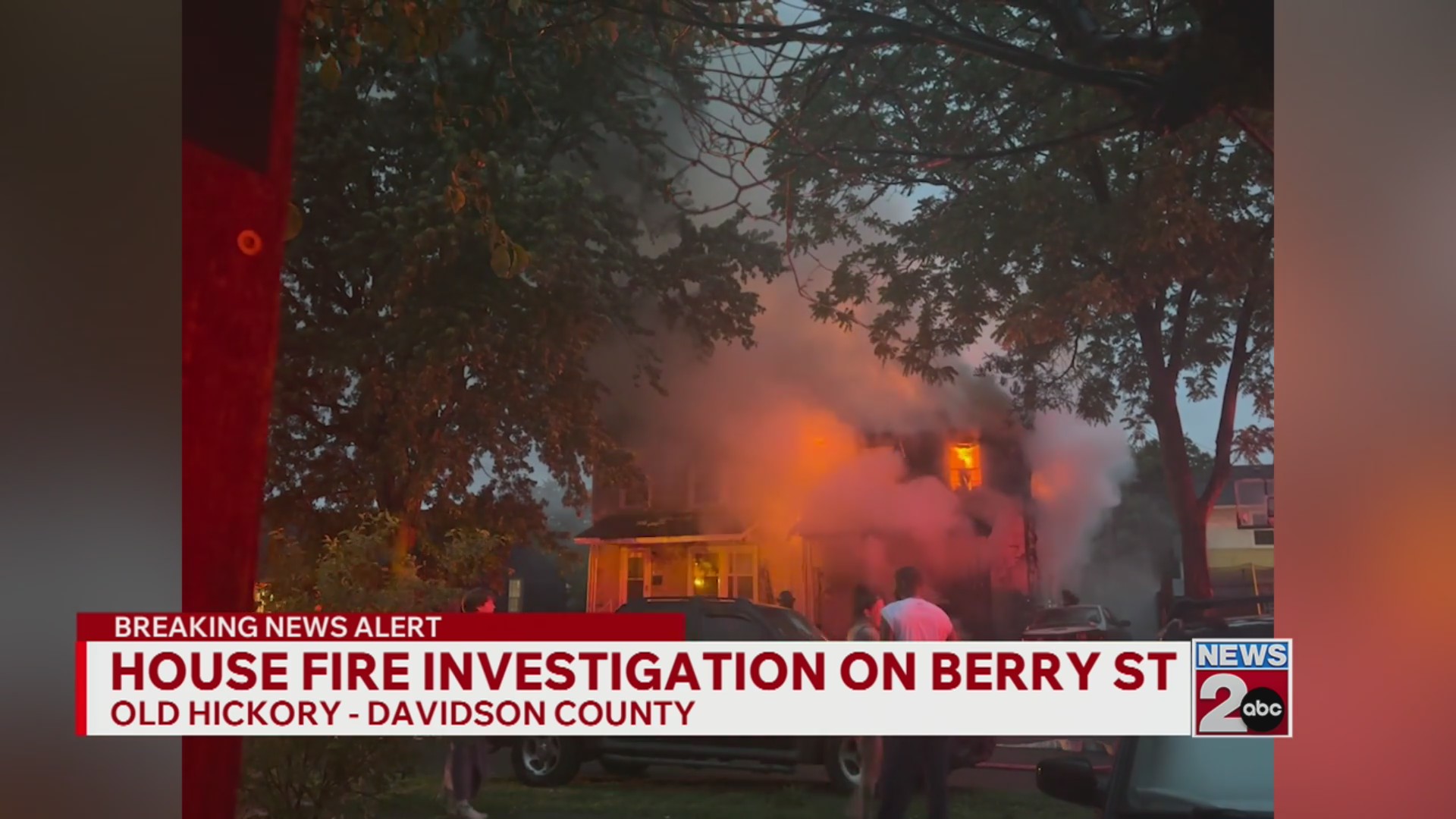 House fire investigation in Old Hickory