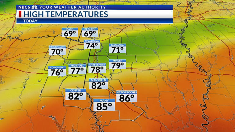 Cold front to bring possible severe storms today