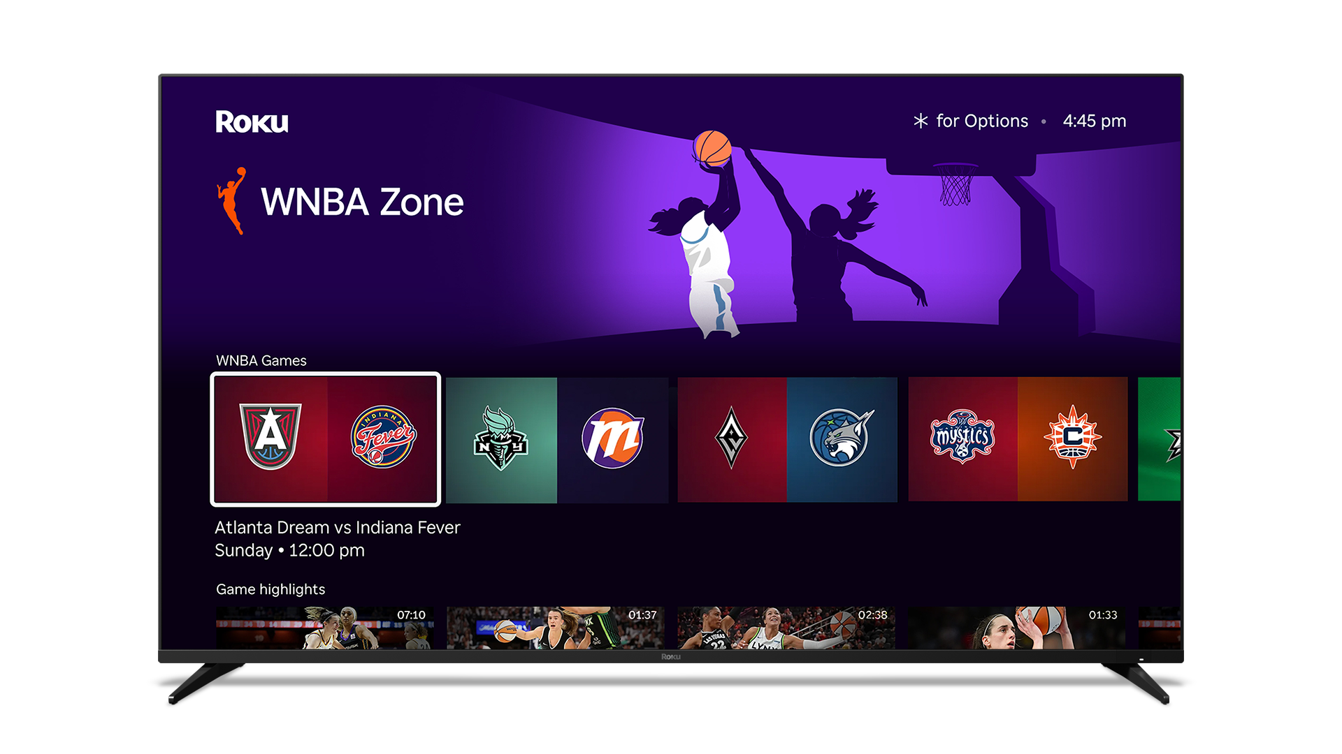 WNBA teams up with Roku to launch new fan hub ahead of 30th season
