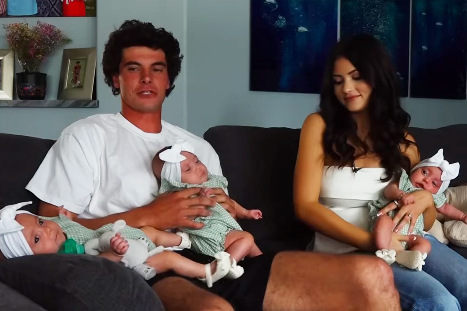 Mom celebrates first Mother's Day with triplet daughters who were born ...