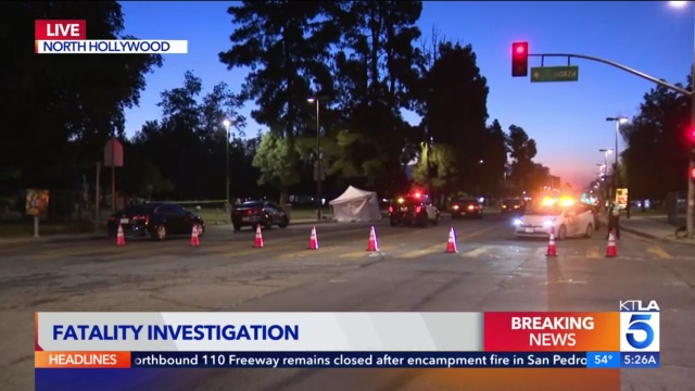 North Hollywood pedestrian killed in hit-and-run