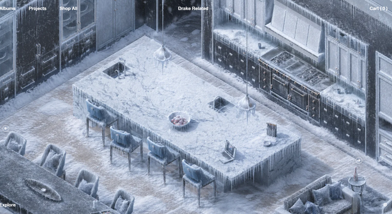 Look inside Drake's Toronto mansion as it gets icy makeover