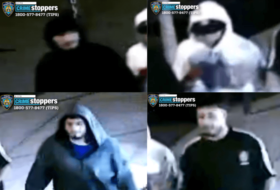 NYPD releases images of suspects in anti-Jewish graffiti spree in Queens
