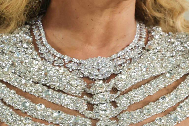 Beyoncé dazzled in a $50 million diamond necklace as a co-chair at the ...