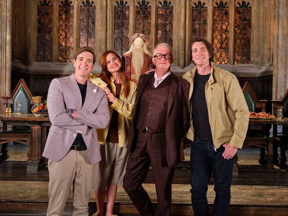 Original Weasley family reunite on iconic Harry Potter film set for ...