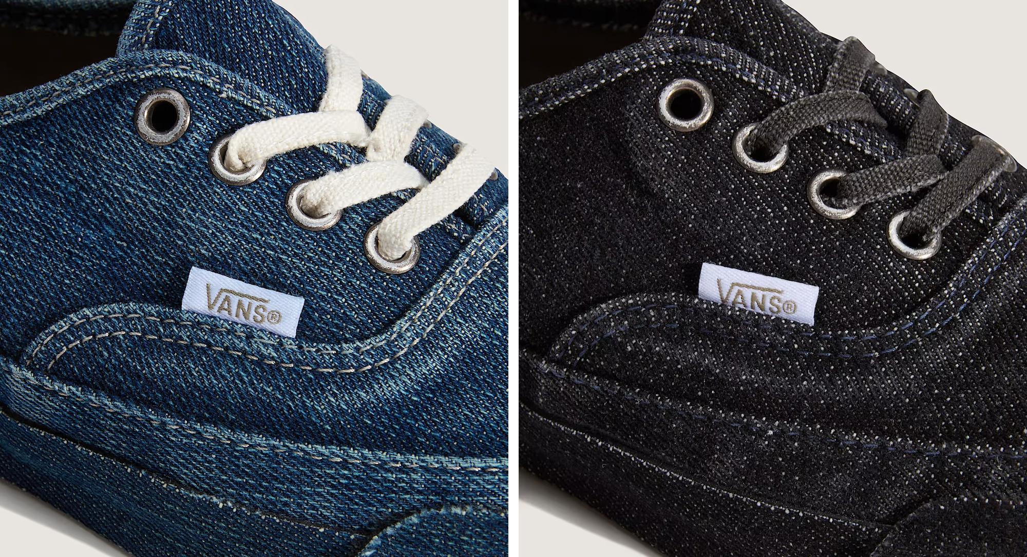 Vans covers its classic Authentic sneaker in denim