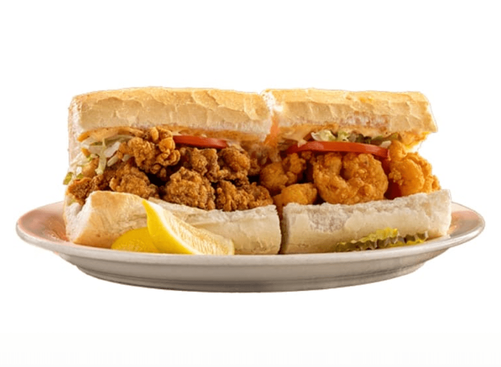 6 seafood chains serving the best mile-high fried fish po'boys