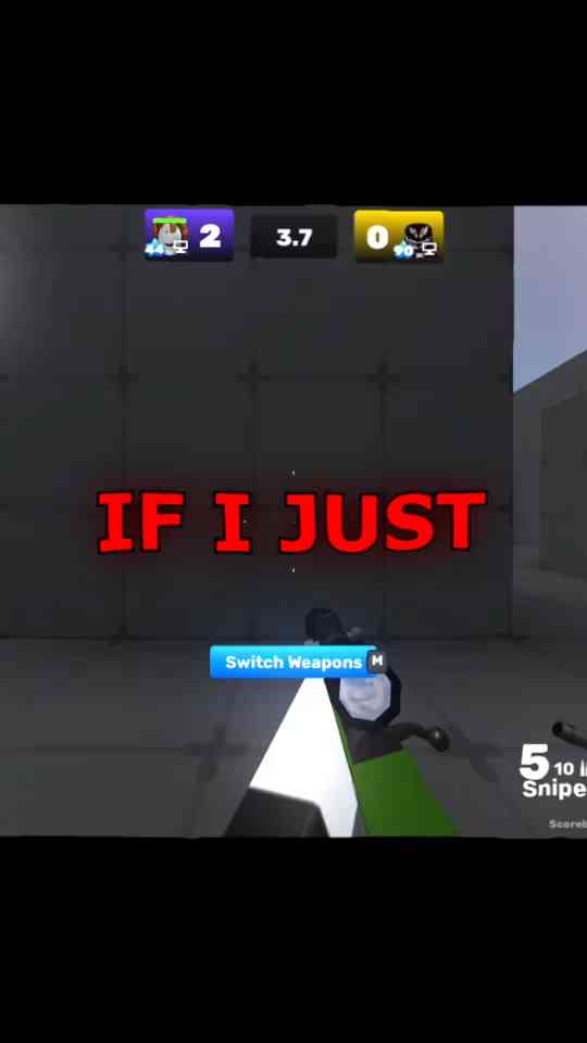 This rivals player has aim that makes no sense
