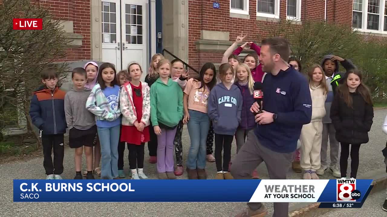 Weather at school live in Saco 6:38 am