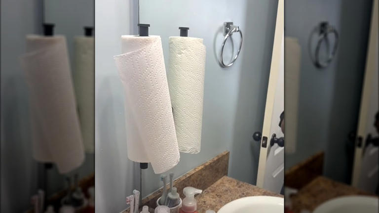 16 best DIY paper towel storage ideas perfect for small spaces