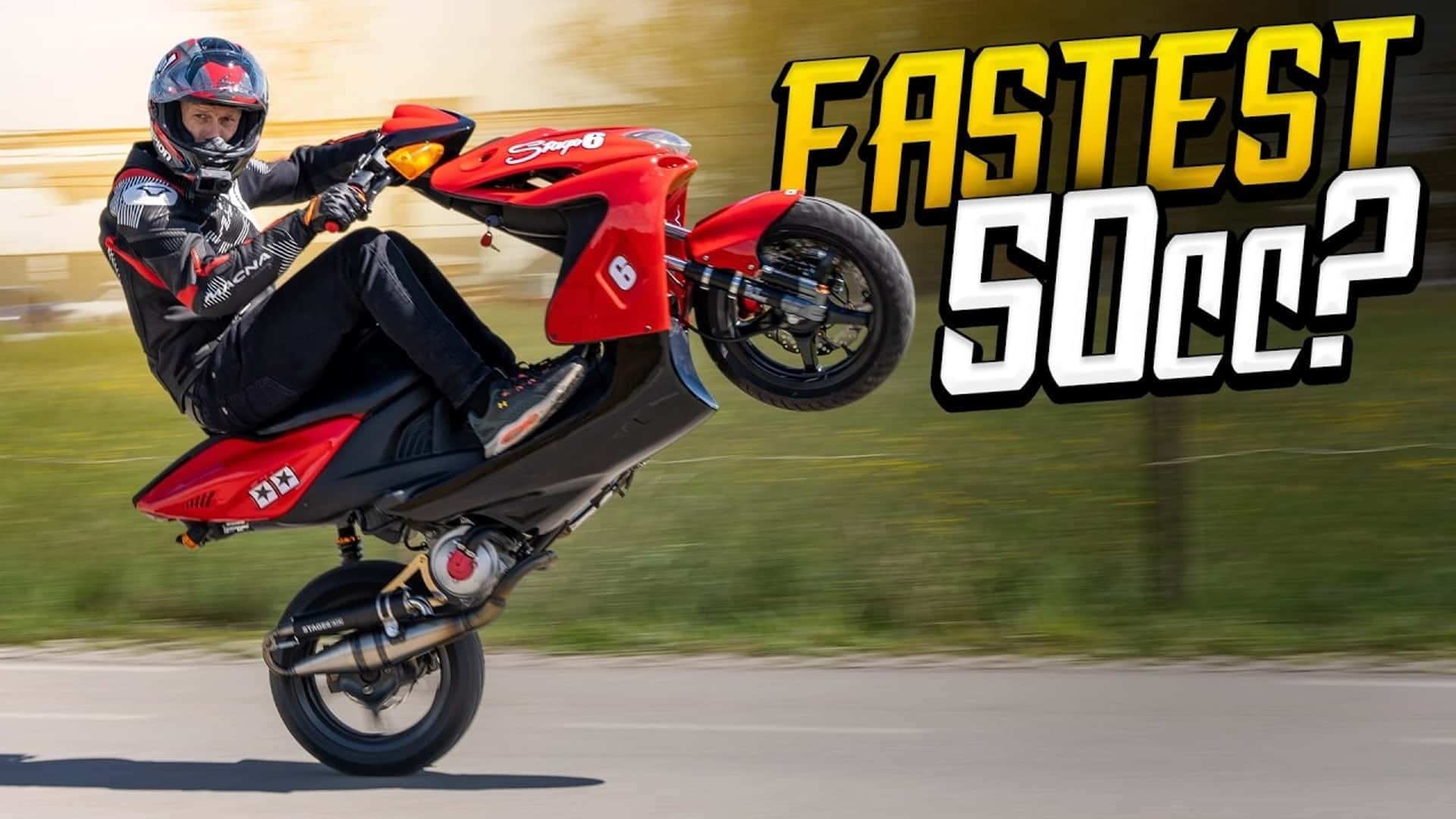 Watch a KTM stunt rider turn his first scooter into a wicked wheelie ...