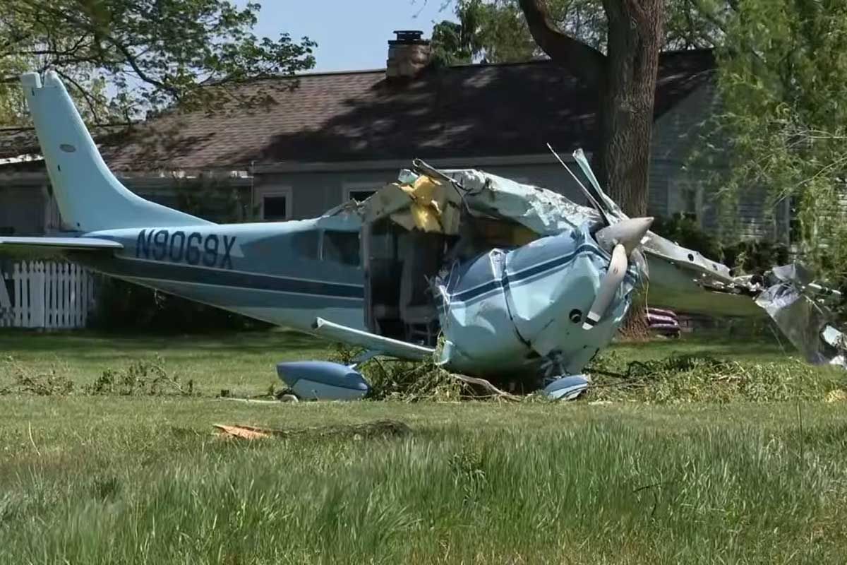 2 teens on board small plane critically injured after crashing onto ...