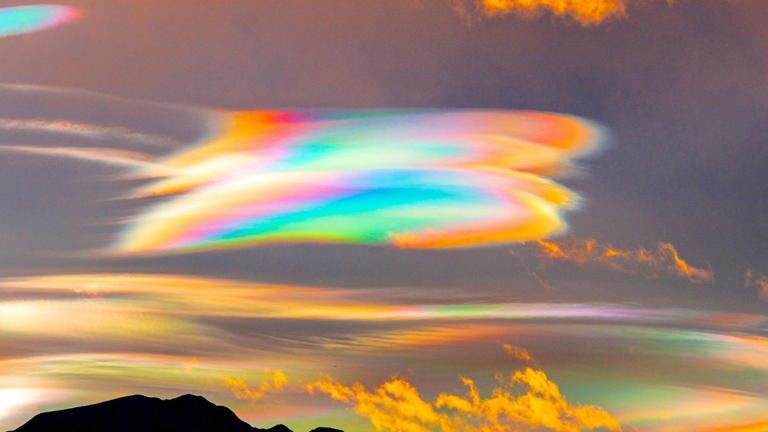 Watch: Bright rainbow clouds light up skies in Indonesia. Know the ...