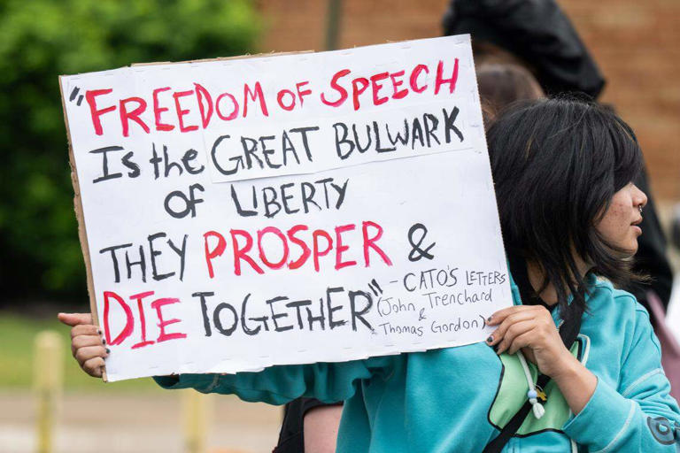 KCK high school students walk out to protest state crackdown on student ...