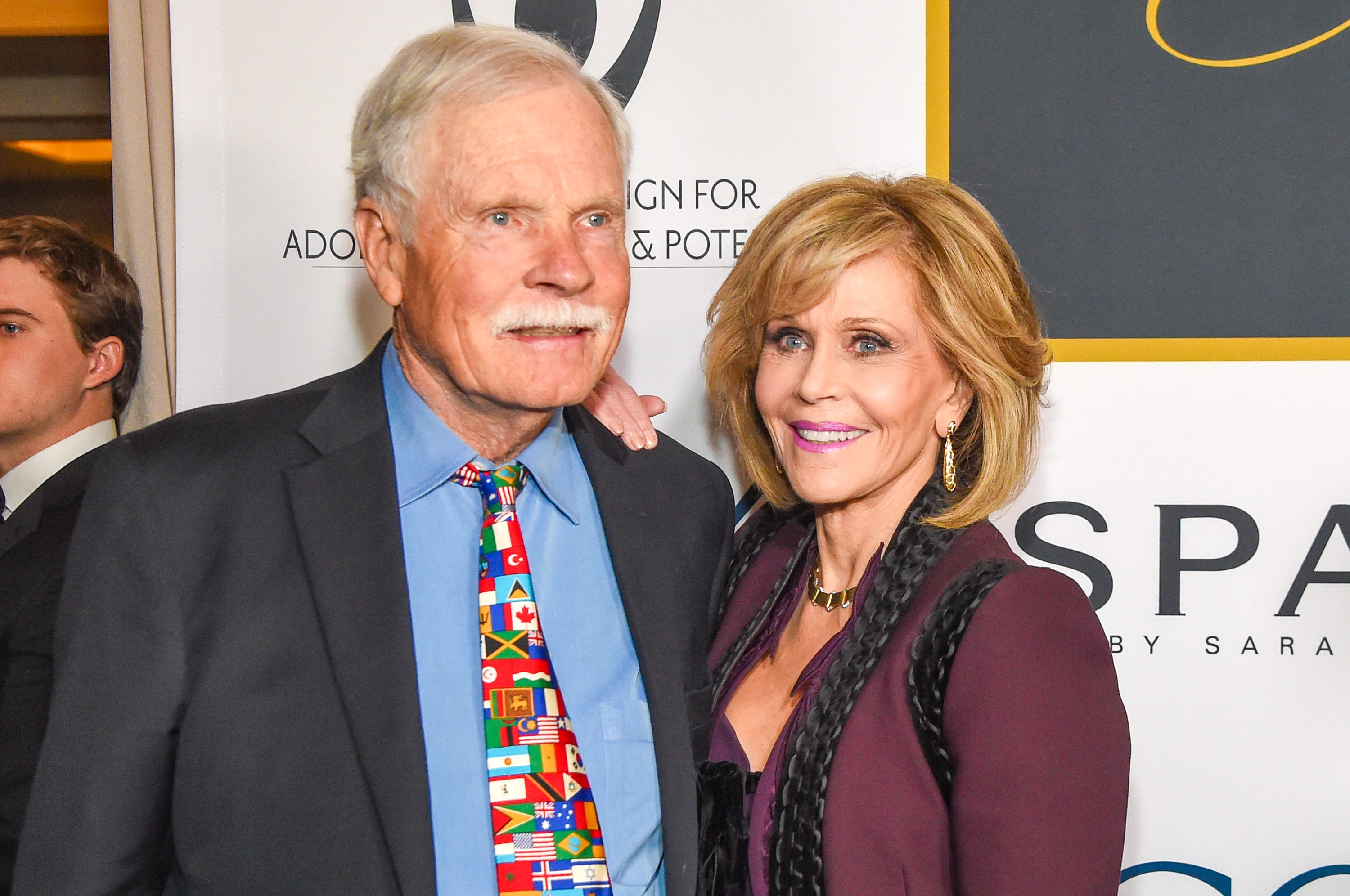 Ted Turner and Jane Fonda attend GCAPP "Eight Decades of Jane" in Celebration of Jane Fonda's 80th Birthday at The Whitley on Dec. 9, 2017 in Atlanta, Georgia.