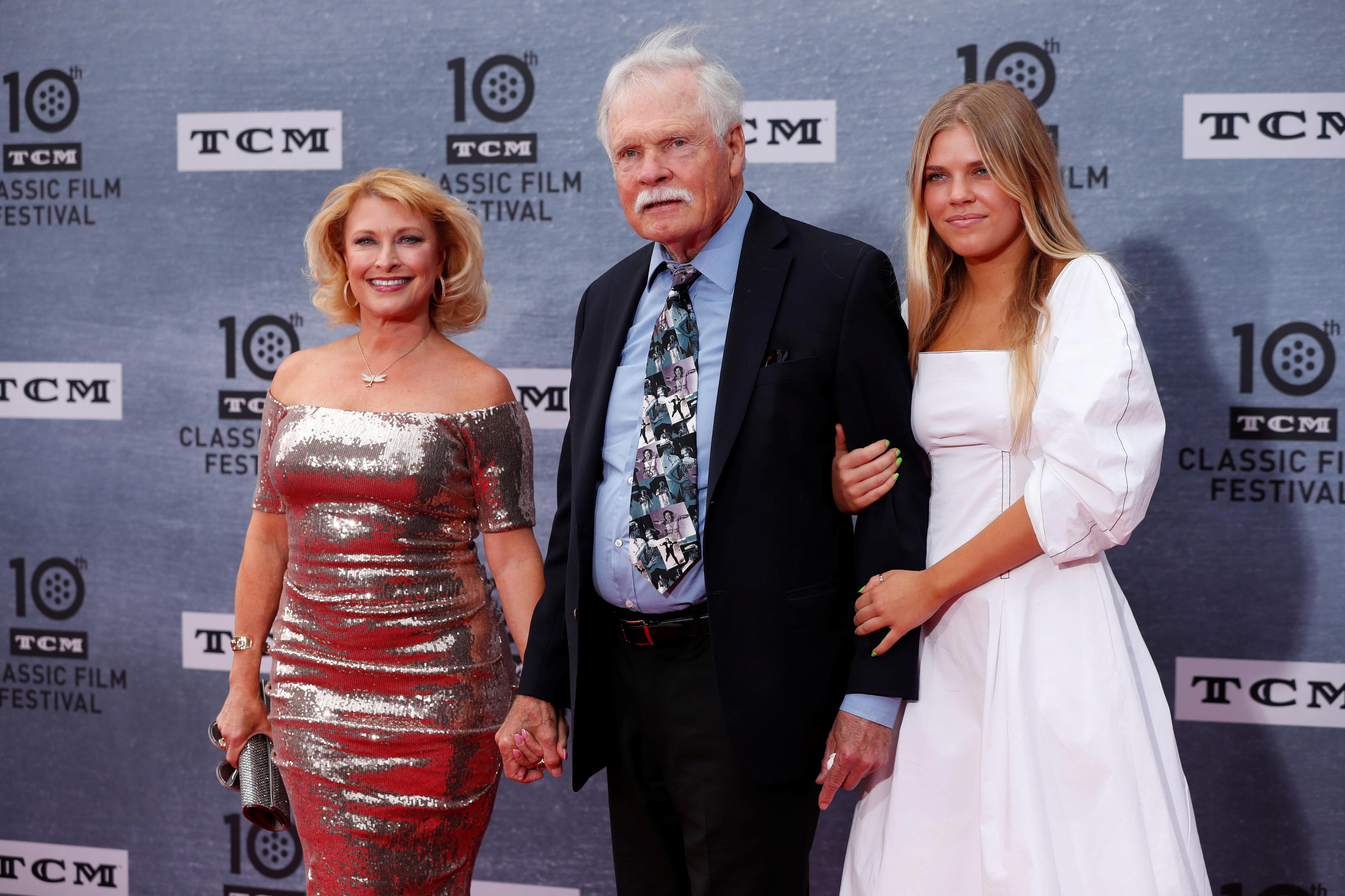 CNN founder Ted Turner (C) arrives for the 30th anniversary screening of comedy movie "When Harry Met Sally" in Hollywood, California, U.S. April 11, 2019. REUTERS/Mario Anzuoni