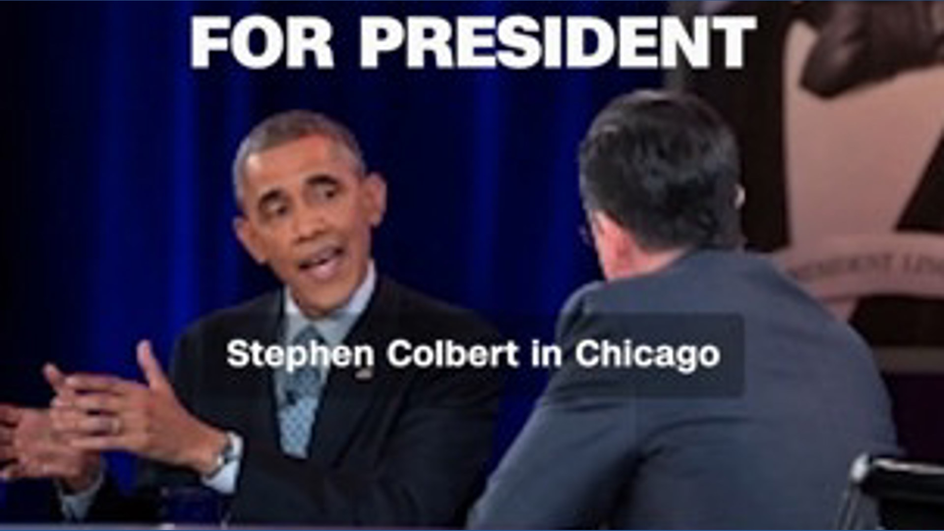 Obama and Stephen Colbert talk politics, aliens and Obama’s ...