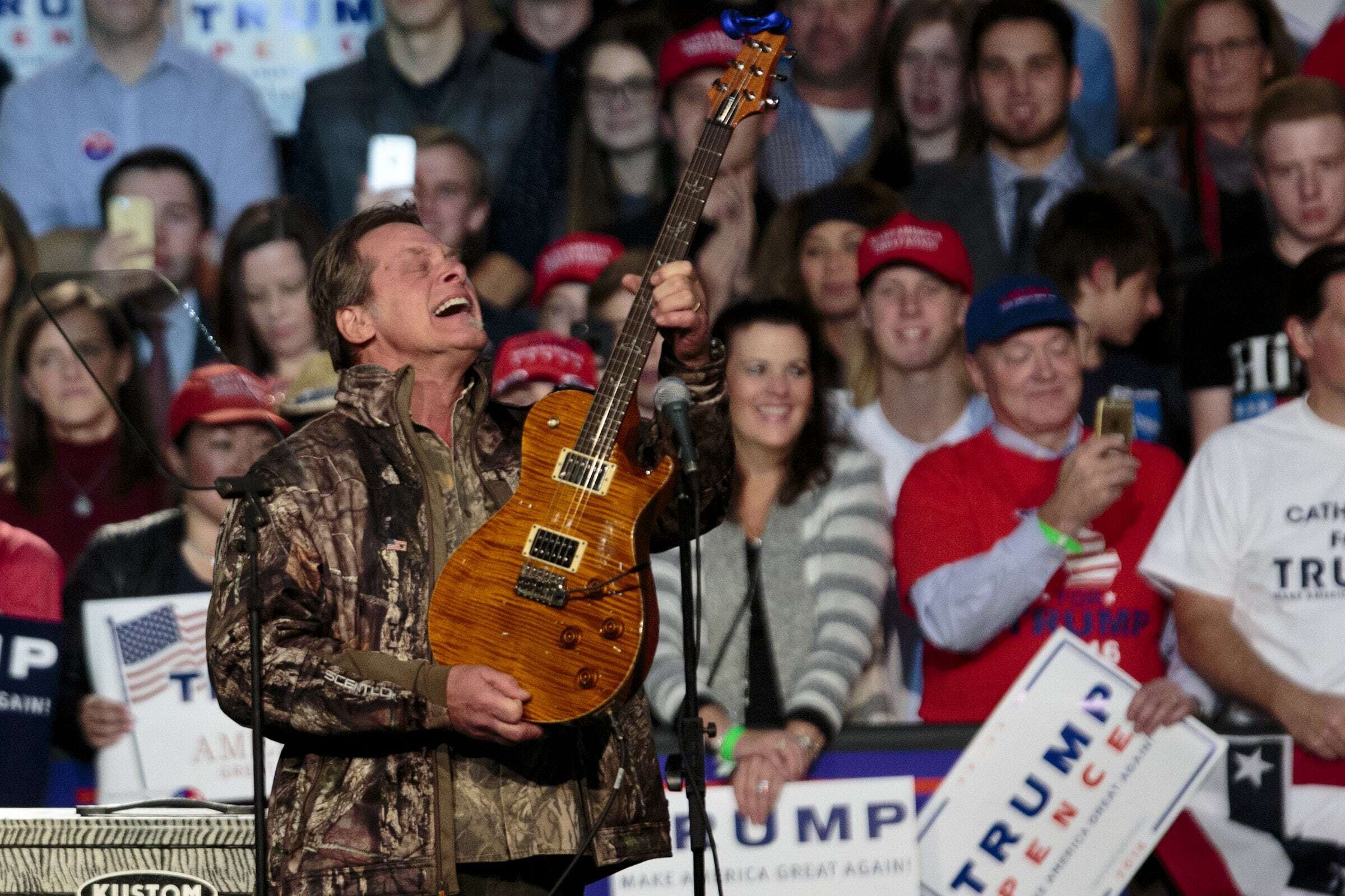 Ted Nugent endorses John James for governor, joining rockers weighing ...