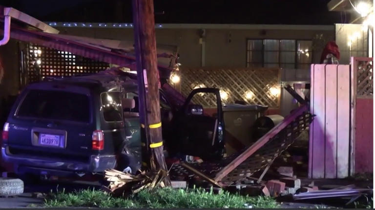Driver arrested after car crashes into San Jose home
