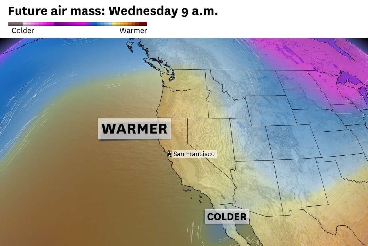 Bay Area weather shifts from wet to warm before big change
