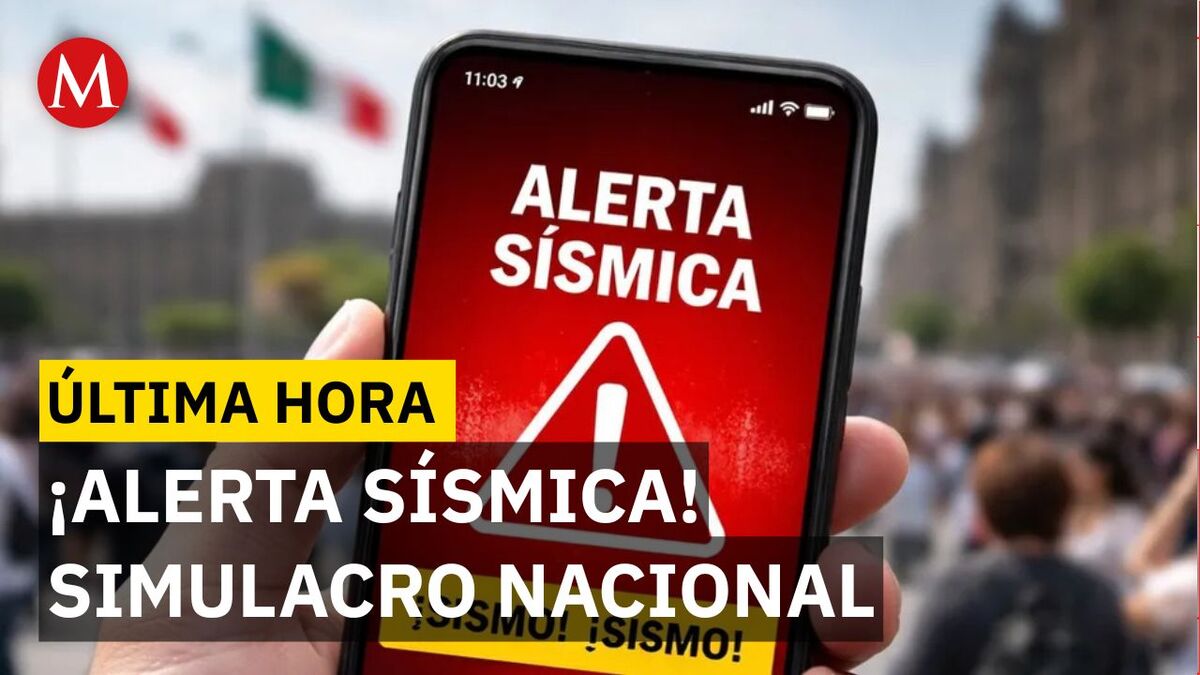 Suena la alerta sísmica por Simulacro Nacional 2026 en CDMX, hoy 6 de mayo