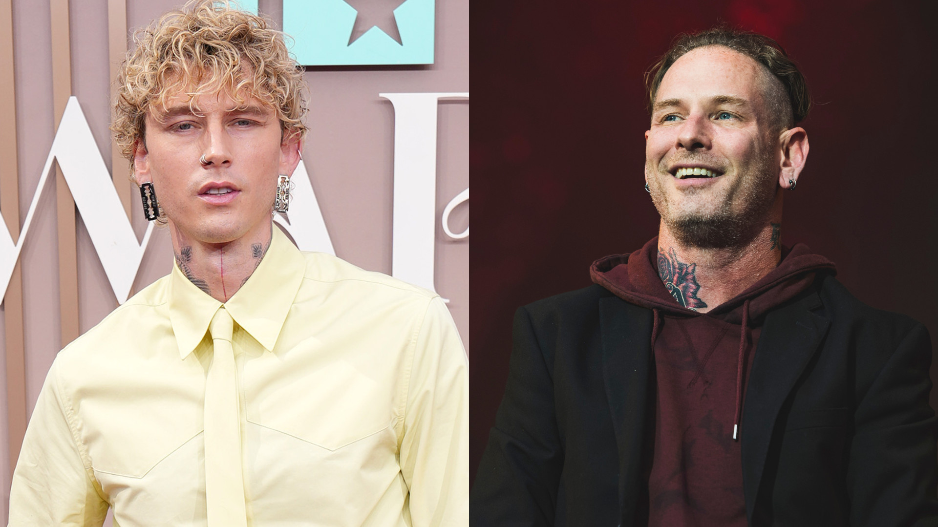 MGK revisits feud with Slipknot's Corey Taylor: 'I got punched in the ...