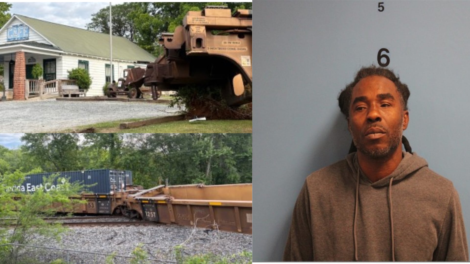 Truck crashes into moving train, sparks derailment in central Georgia