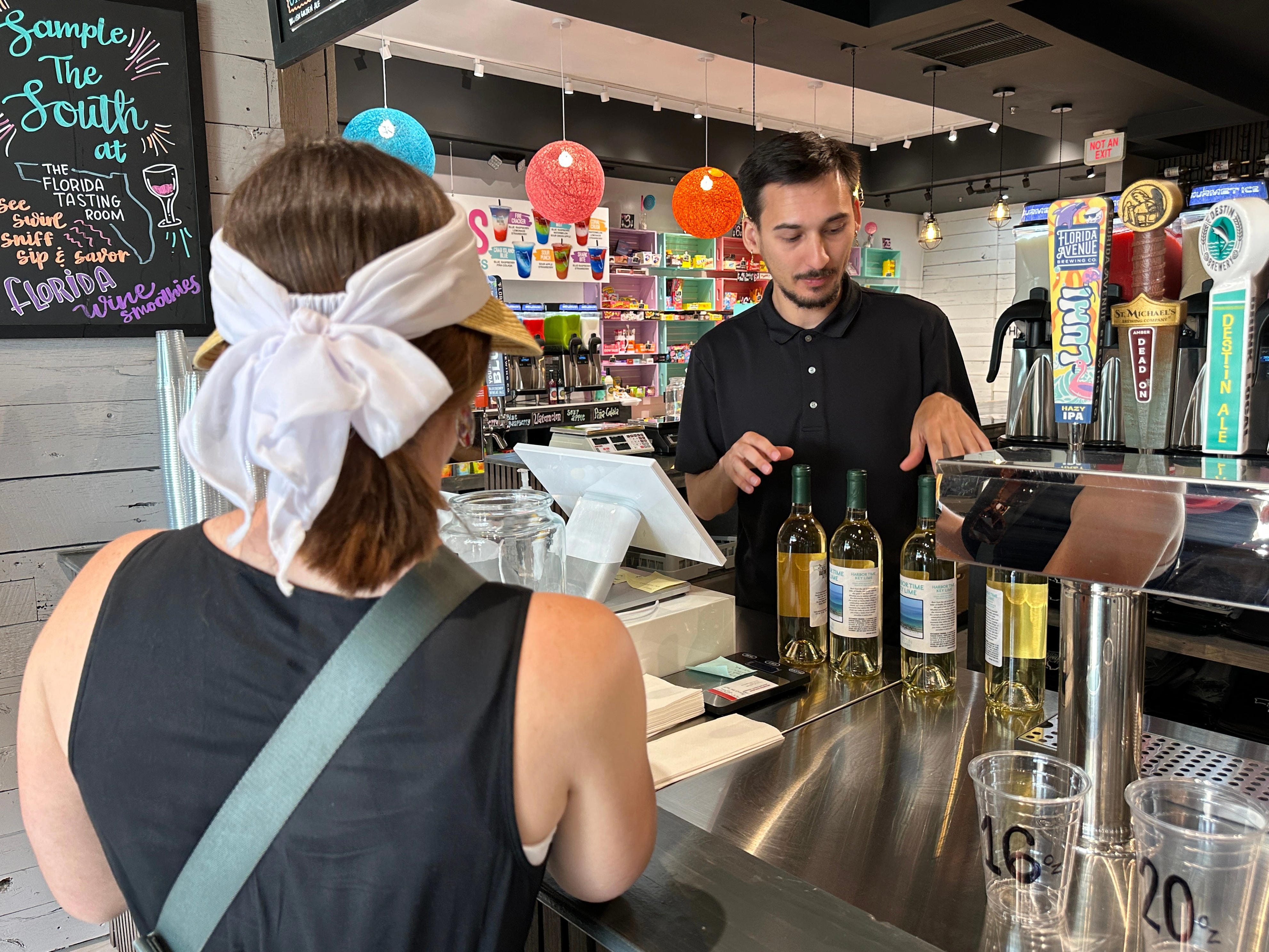 Destin's new tasting room offers wine and candy fun at HarborWalk