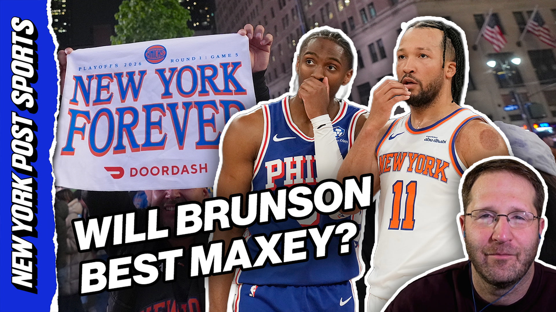 Sixers reporter talks Knicks fans taking over in Philly, Brunson vs. Maxey!