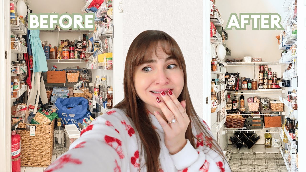 Decluttering the one space I can't keep clean | Pantry decluttering and ...