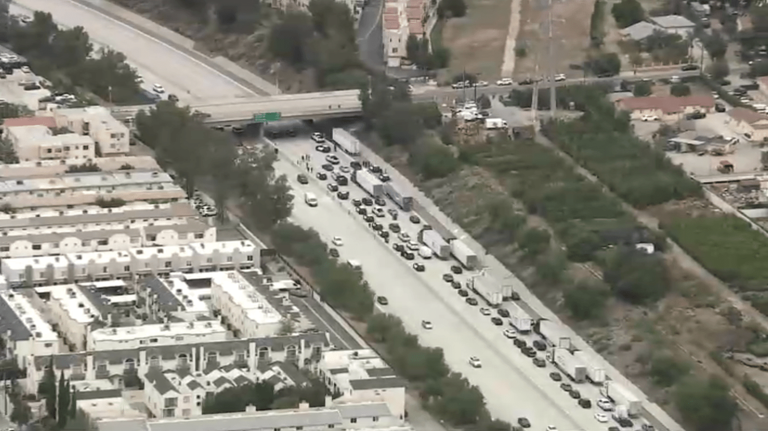 Northbound 110 Freeway lanes to reopen after Wilmington tunnel fire