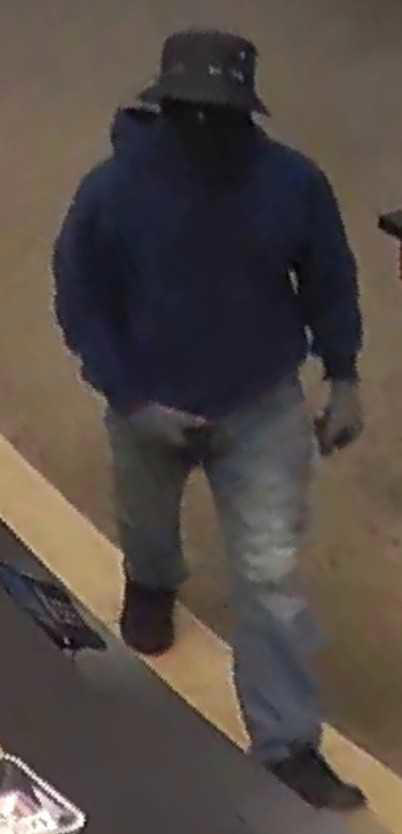 Search underway for bank robbery suspect