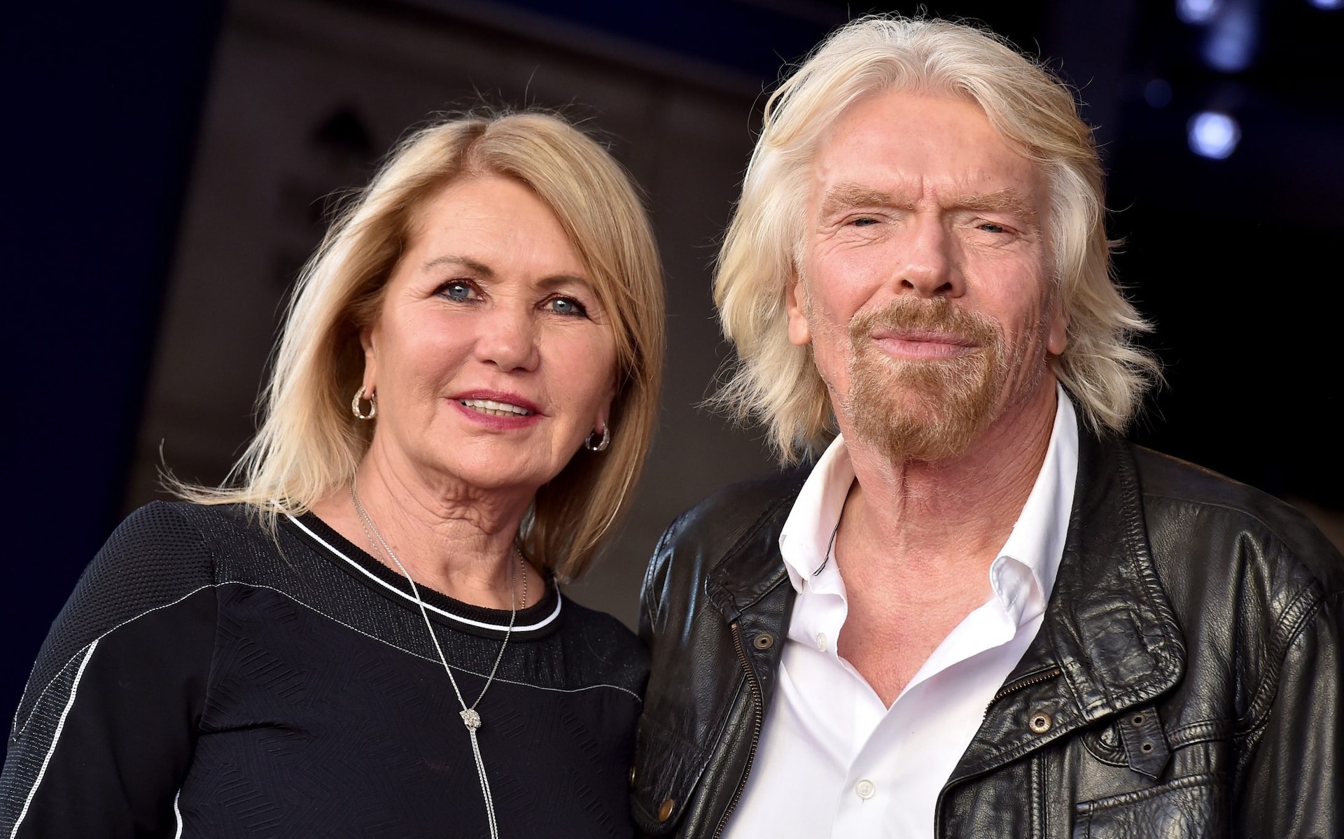 Sir Richard and Lady Branson attend the ceremony honouring the entrepreneur on the Hollywood Walk of Fame, October 16, 2018 in Hollywood, California.