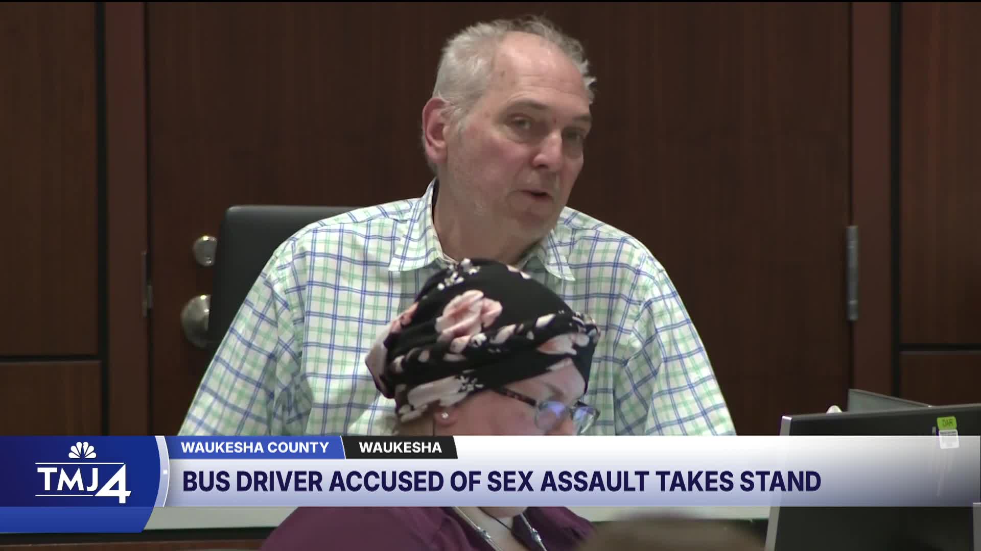 Bus driver accuses of sex assault takes stand