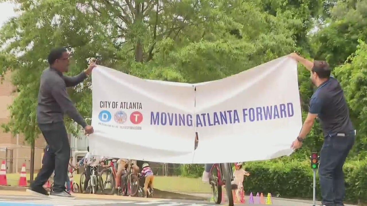 Atlanta kids learn road safety with city’s first traffic garden
