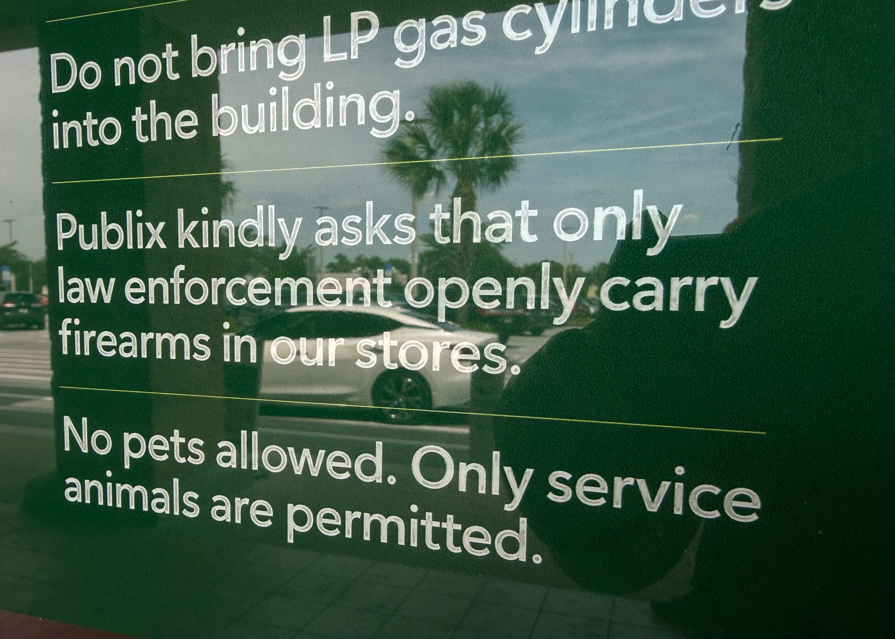 Florida news: Publix reportedly changes open carry policy again