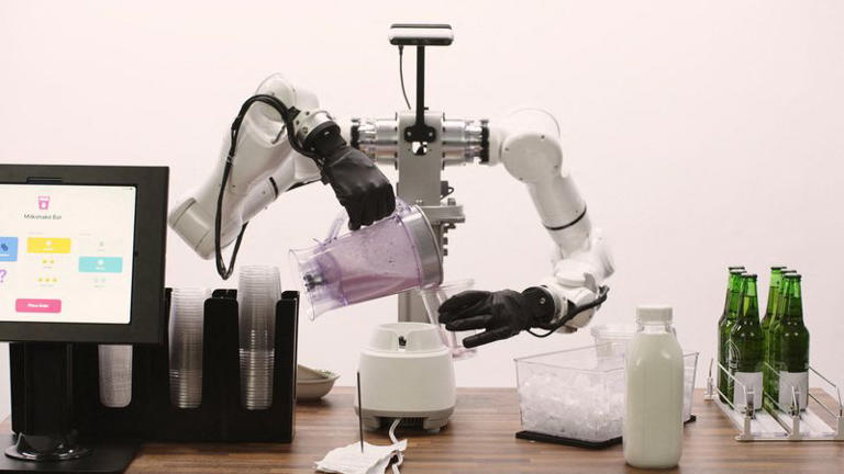 French startup unveils AI model for robots and human-like hand