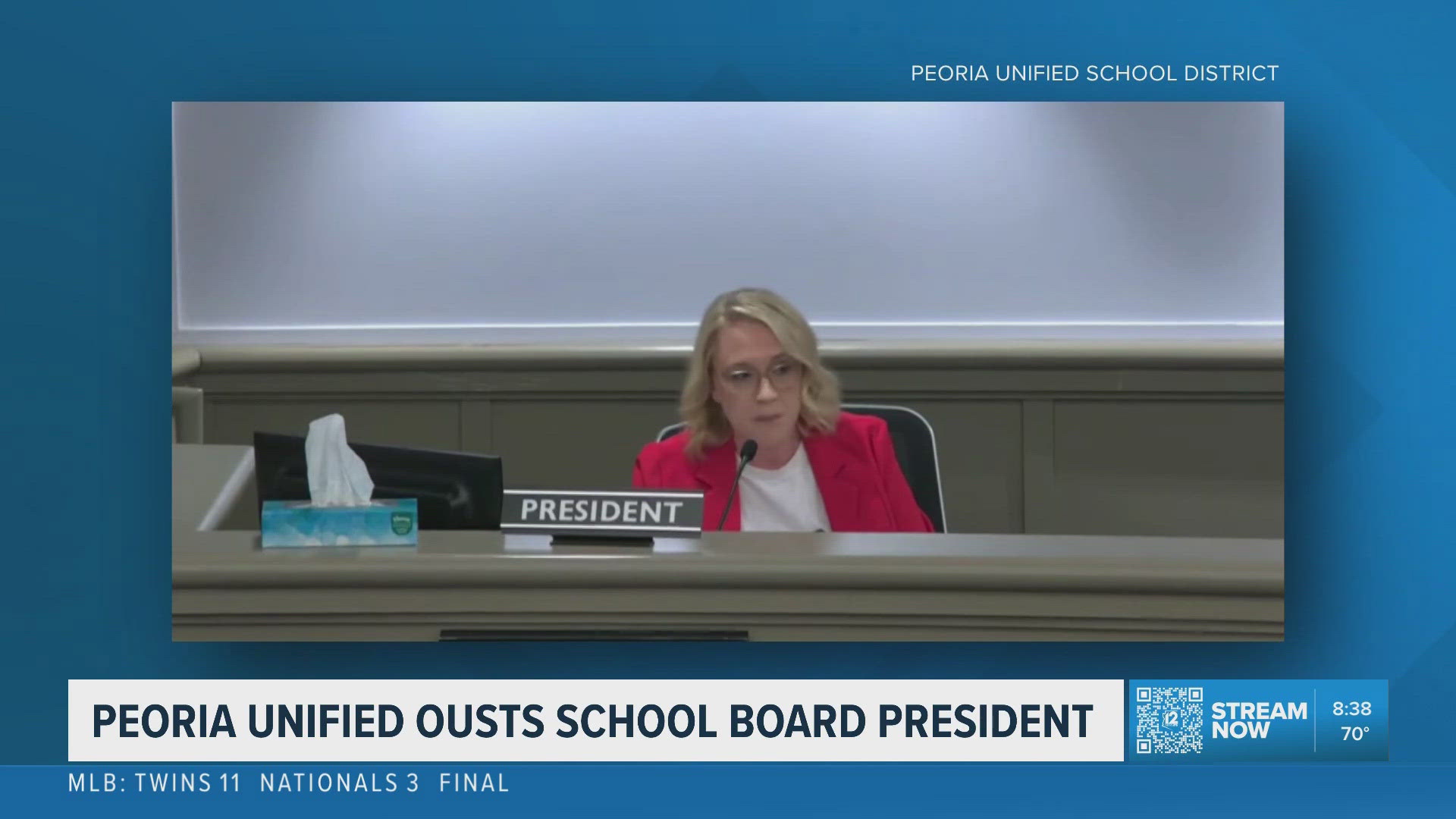 Peoria Unified ousts school board president
