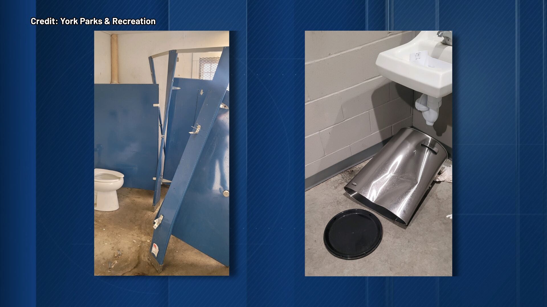 York park restroom closed after vandalism leaves facility unusable