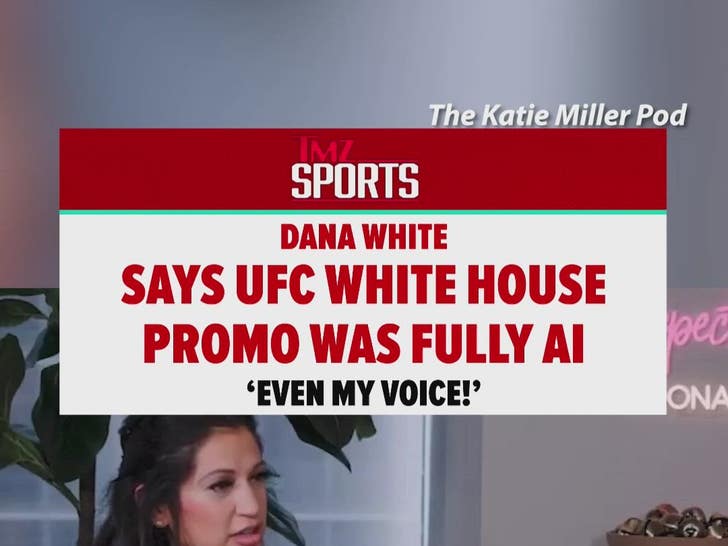 Dana White says UFC White House ad was fully AI-made