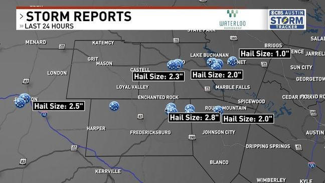 Baseball-sized hail hits Hill Country as rare morning supercells tear ...