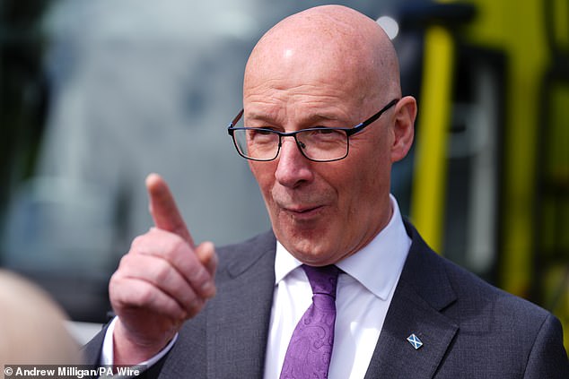 SNP on track to fall short of John Swinney's target of a majority, new ...